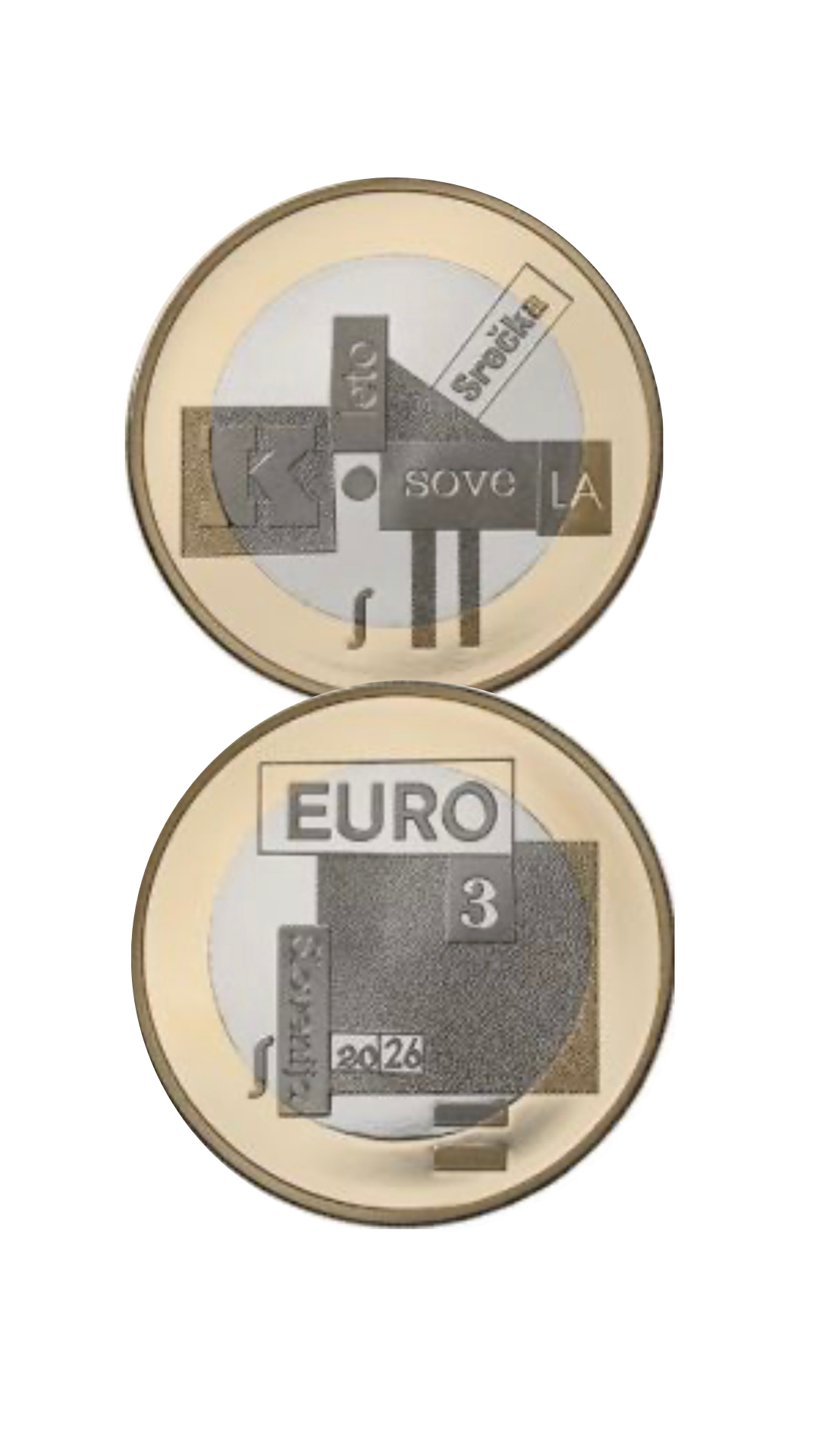 3€ Proof Slowenien 2026 Jahr des Dichters Srečko Kosovel PP -Vorverkauf-
