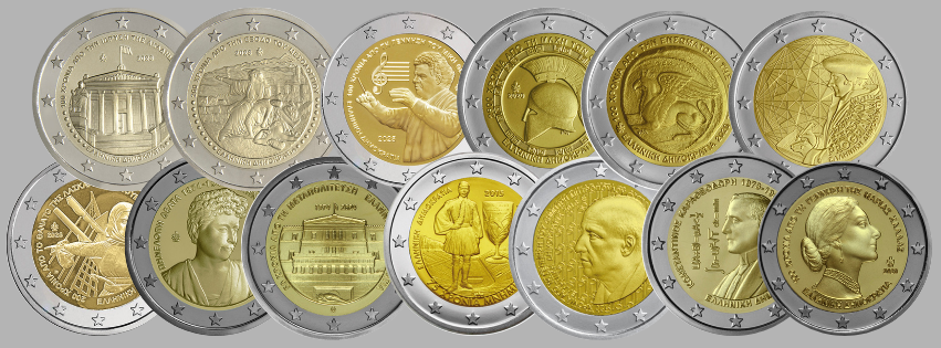 Griechenland 2€ Sondermünzen