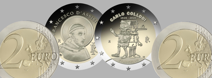 Italien Gedenkmünzen und 2€ Sondermünzen