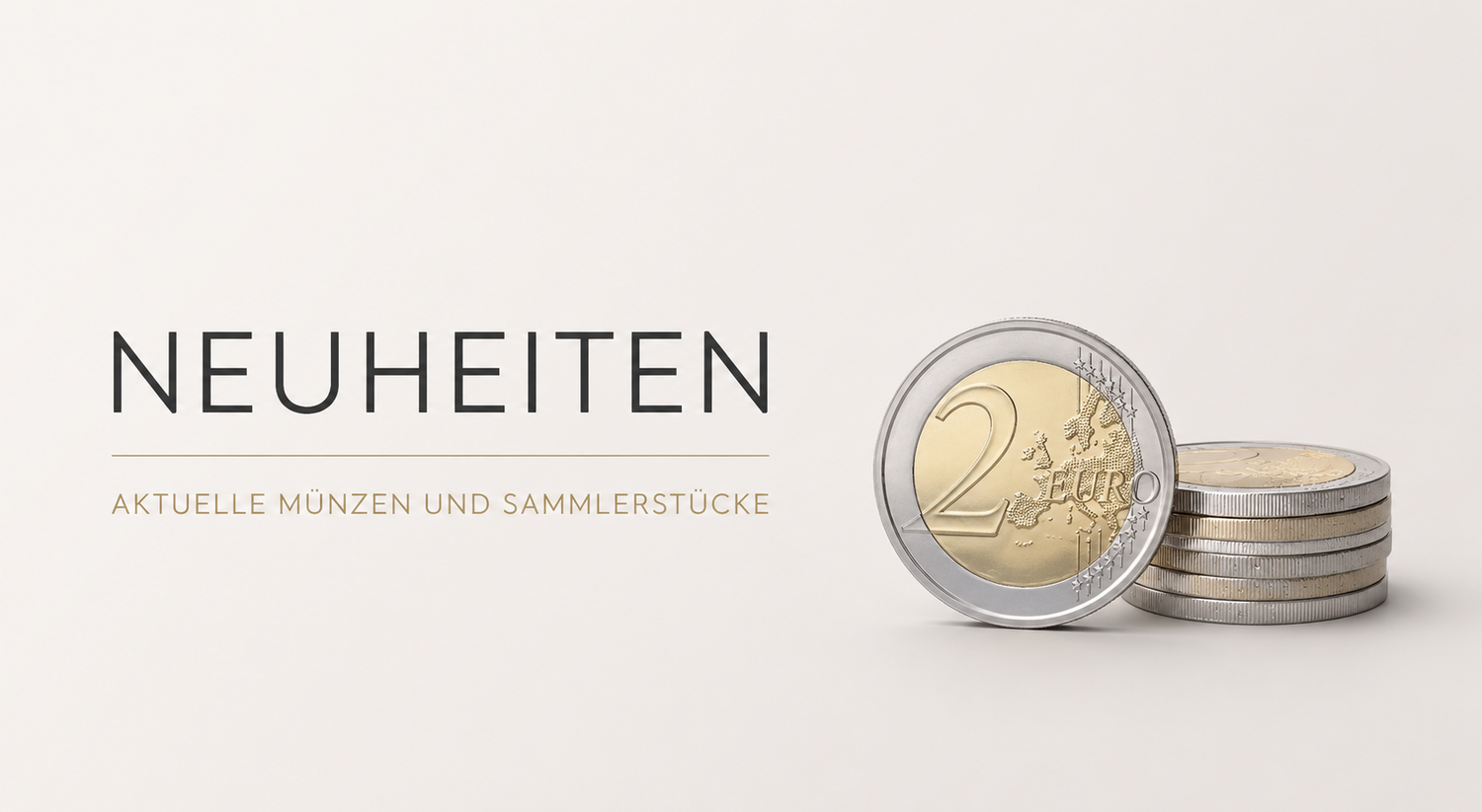 Neuheiten – Aktuelle Münzen und Sammlerstücke