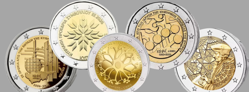 Zypern Gedenkmünzen und 2€ Sammelmünzen