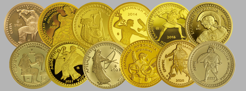 100€ Goldmünzen - Olympische Götter