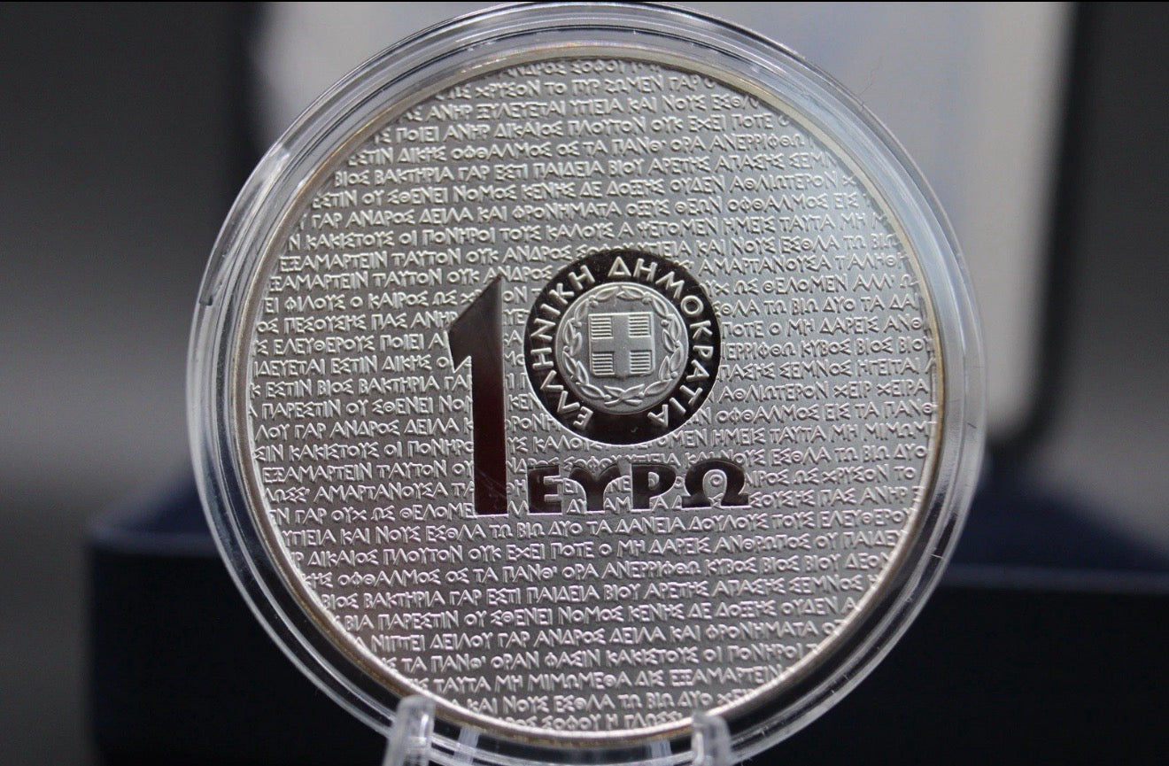 10€ Silbermünze Griechenland 2016 - Menander