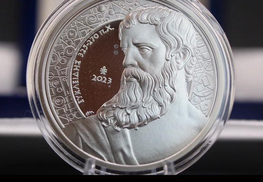 10€ Silbermünze Griechenland 2023 - Euklid