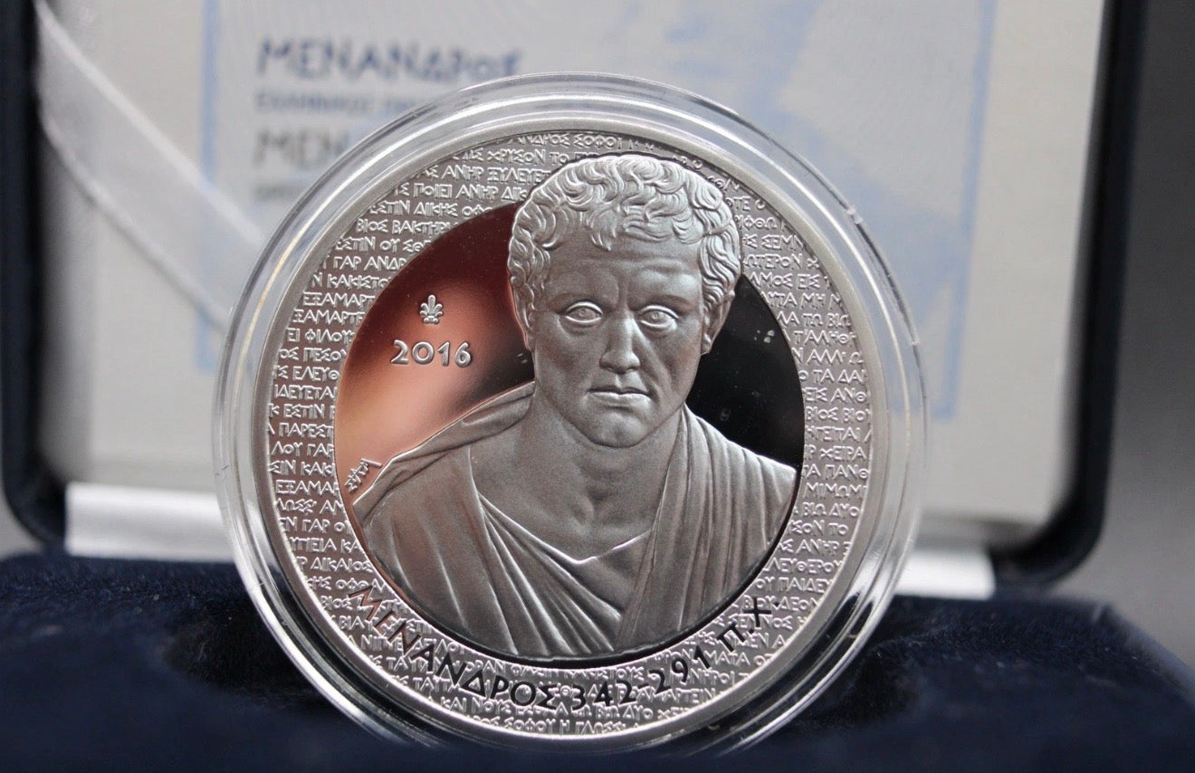 10€ Silbermünze Griechenland 2016 - Menander