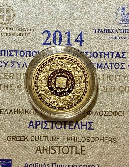 200€ Gold Griechenland 2014 - Aristoteles