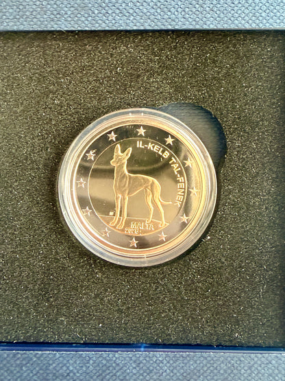 2€ Malta 2026 Set Proof Valletta & Pharaonenhund