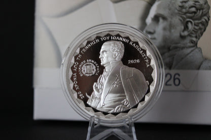 10€ Silbermünze Griechenland 2026 Ioannis Kapodistrias