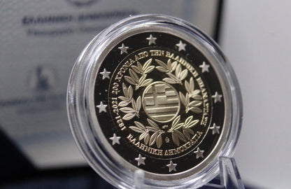 2€ Gedenkmünze Griechenland 2021 PP - Greek Revolution / Griechische Revolution