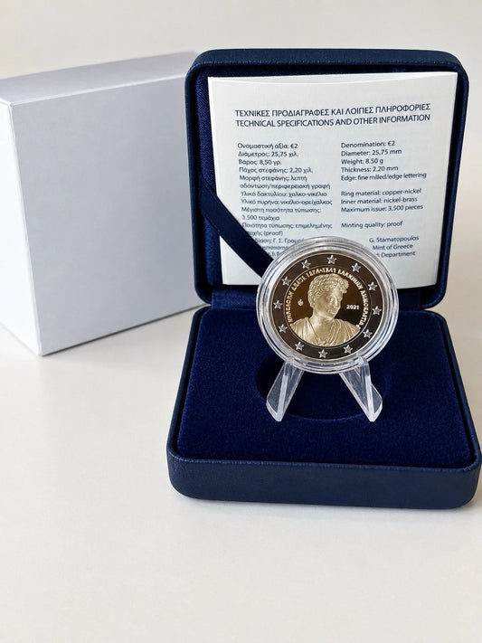 2 Euro Griechenland 2024 PP - 150. Geburtstag von Penelope Delta
