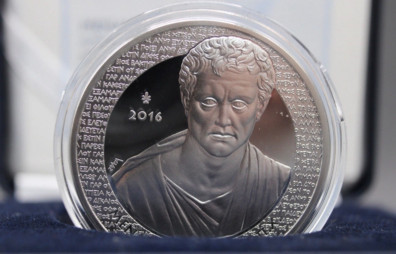 10€ Silbermünze Griechenland 2016 - Menander