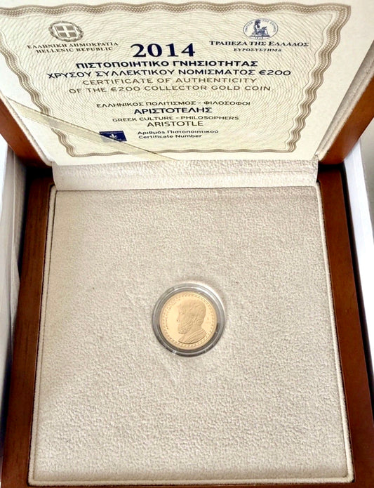 200€ Gold Griechenland 2014 - Aristoteles