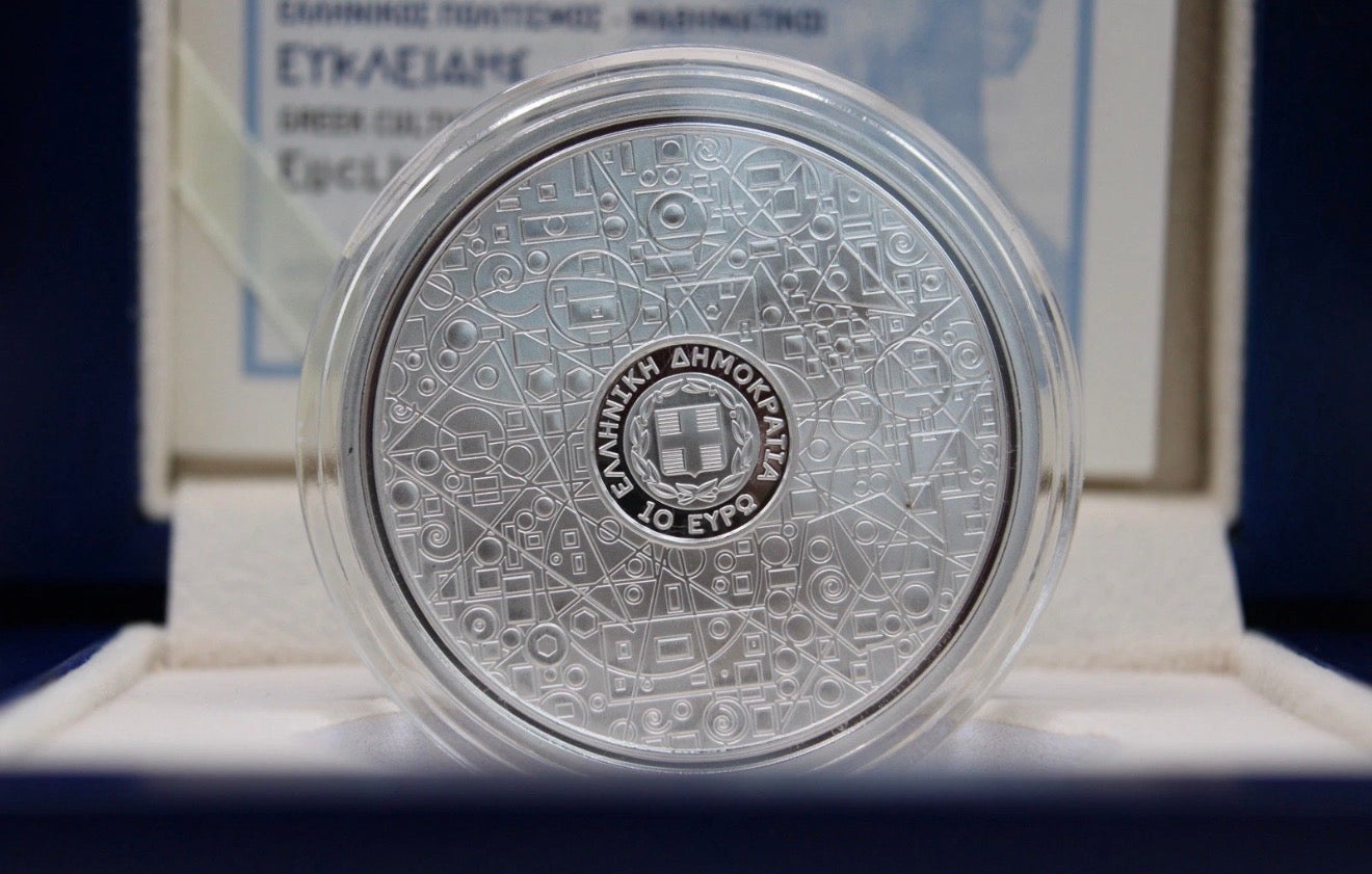 10€ Silbermünze Griechenland 2023 - Euklid