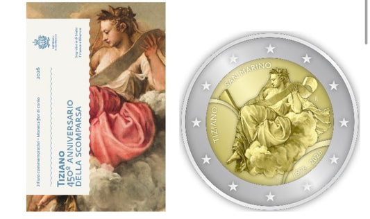 2€ San Marino 2026 BU "450. Todestag von Tiziano“ VVK