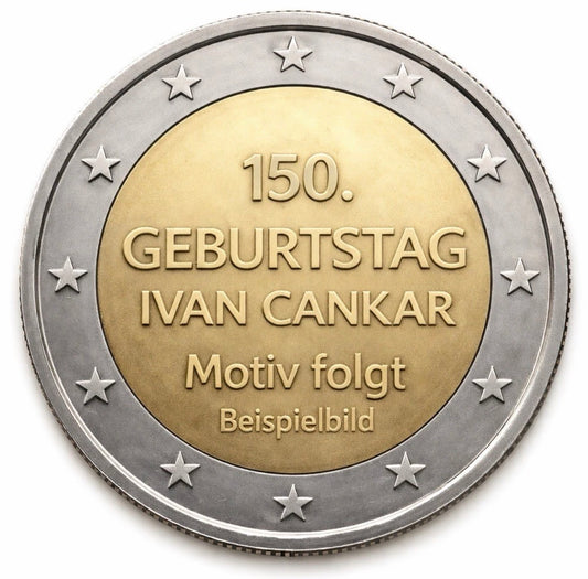 2€ Slowenien 2026 150.  Geburtstag von Ivan Cankar  -Vorverkauf-