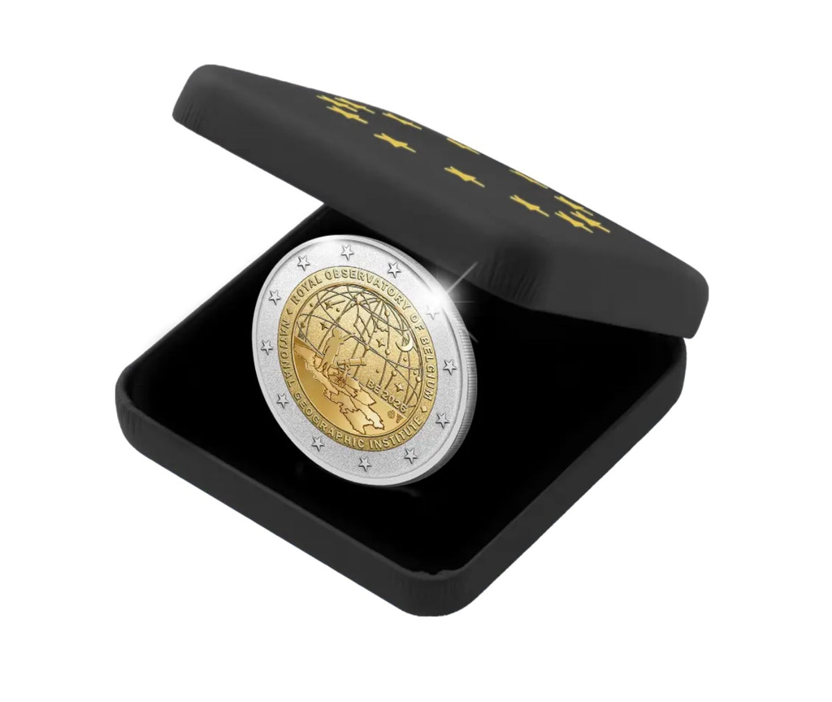Belgien 2 Euro 2026 - 50 Jahre Nat. Insitut &Sternwarte - Reverse Proof -