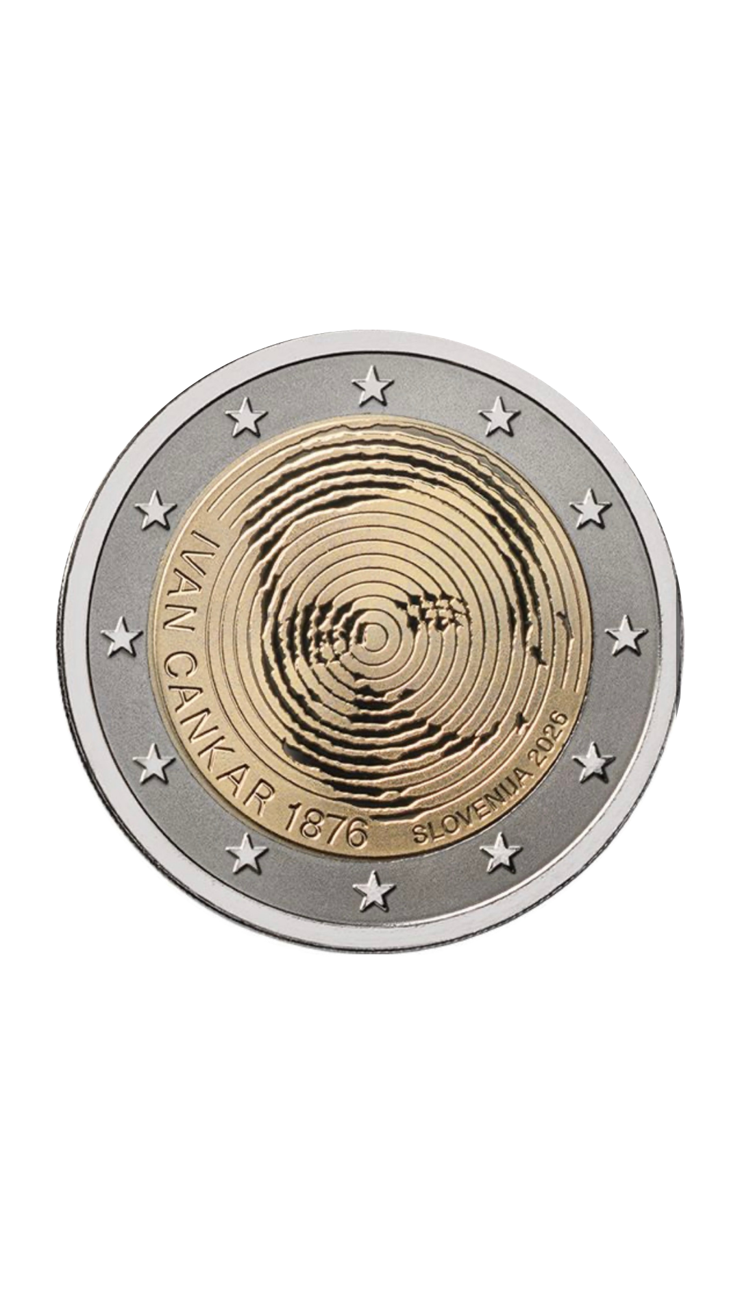 2€ Proof Slowenien 2026 150. Geburtstag von Ivan Cankar PP -Vorverkauf-