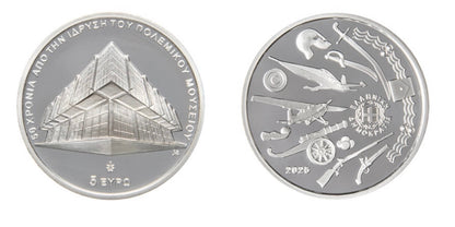 5 € Griechenland 2025 – 50 Jahre Kriegsmuseum Athen