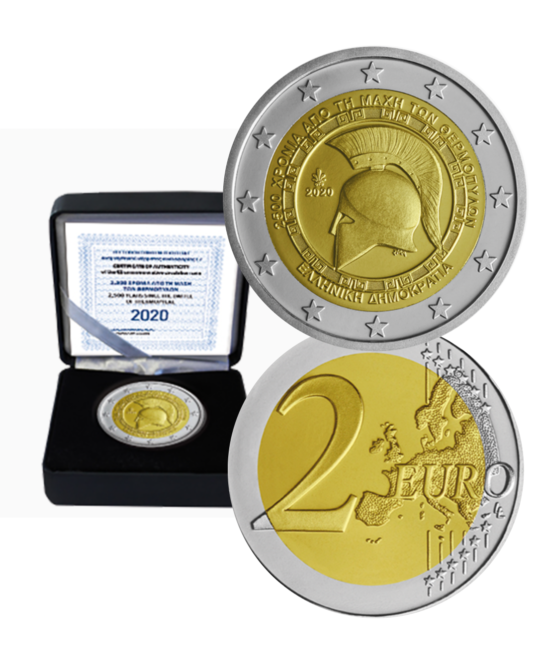 2€ Griechenland 2020 - 2.500 Jahre Schlacht bei den Thermopylen