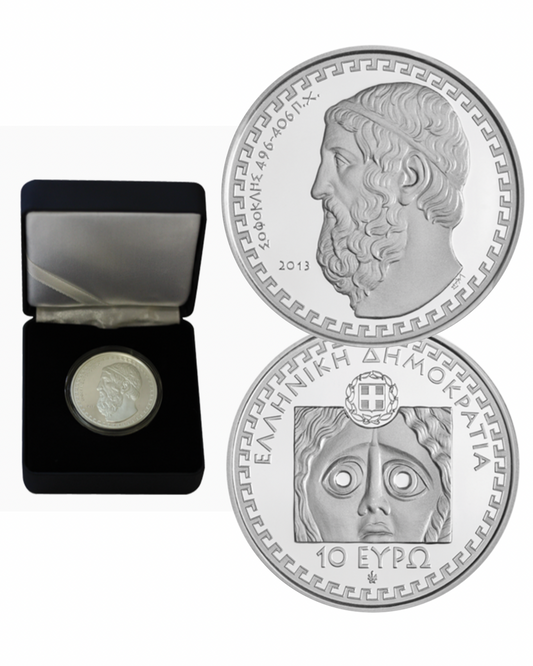 10€ Silbermünze Griechenland 2013- Sophocles