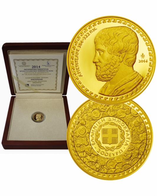200€ Gold Griechenland 2014 - Aristoteles
