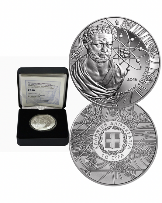 10€ Silbermünze Griechenland 2016 - Demokritos