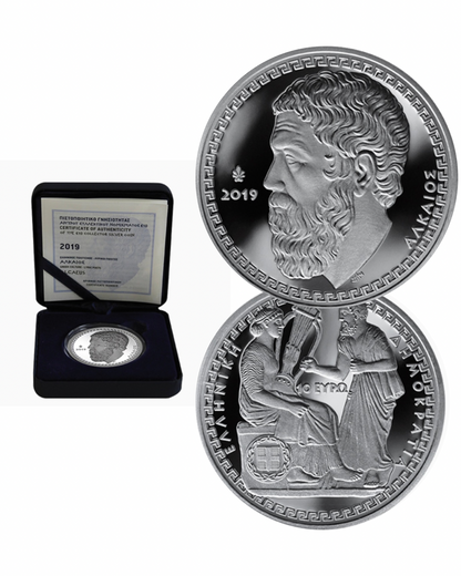 10€ Silbermünze Griechenland 2019 - Alcaeus