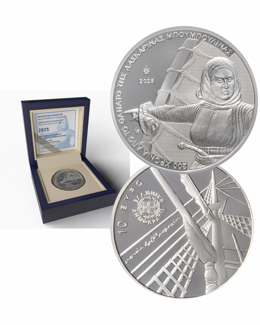 10€ Silbermünze Griechenland 2025- 200. Todestag Laskarina Bouboulina