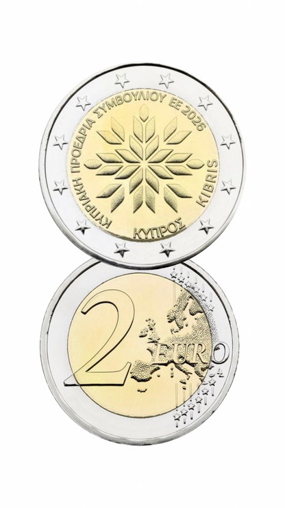 2€ Zypern 2026 Vorsitz Zypern im Rat der EU Proof