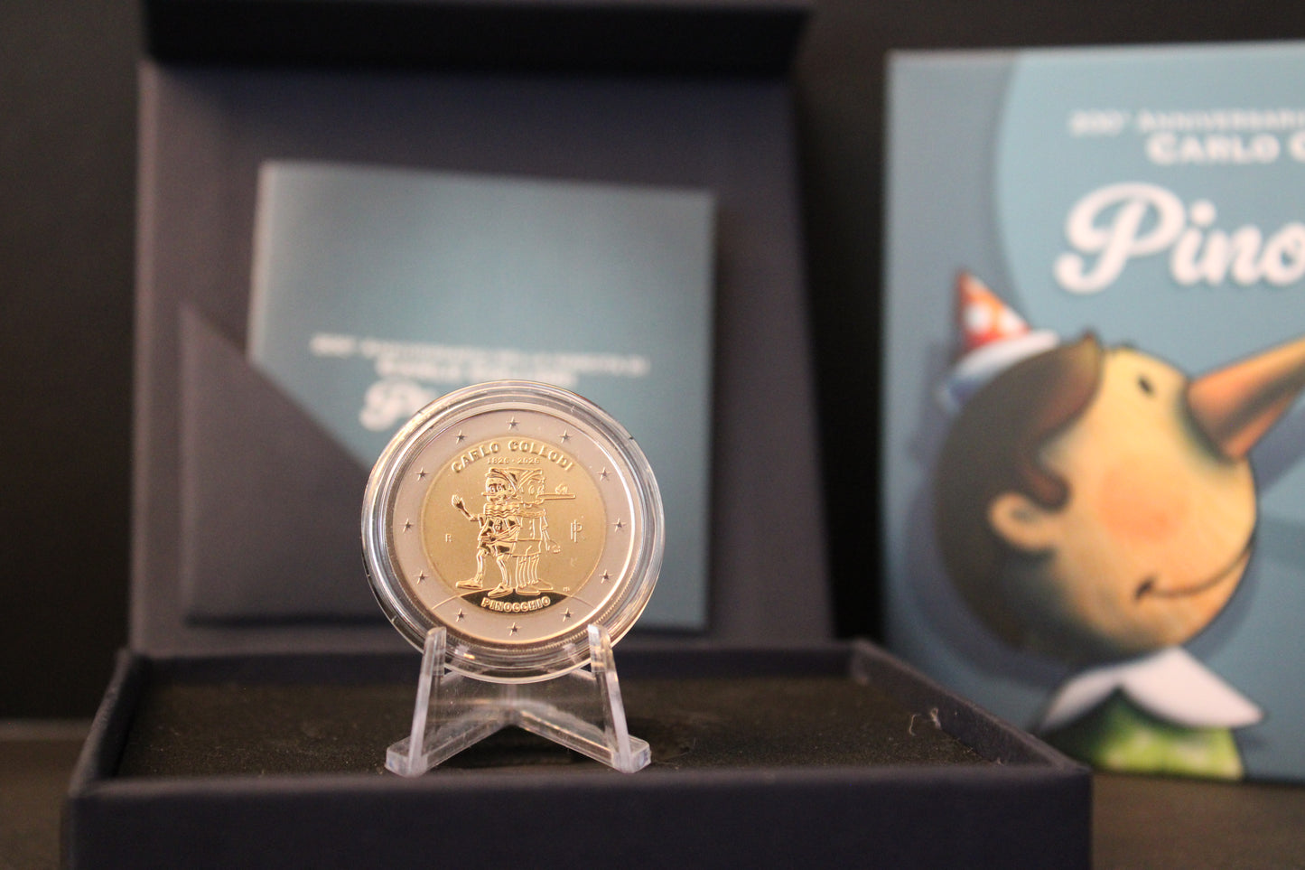2€ Italien 2026 Reverse Proof - Carlo Collodi Pinocchio