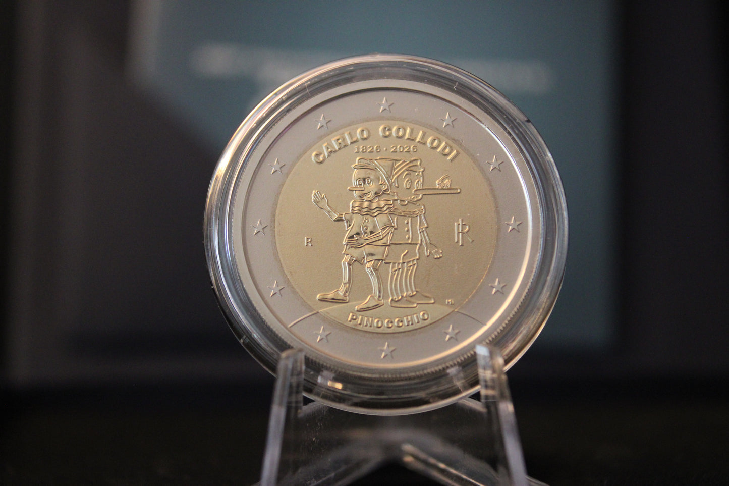 2€ Italien 2026 Reverse Proof - Carlo Collodi Pinocchio