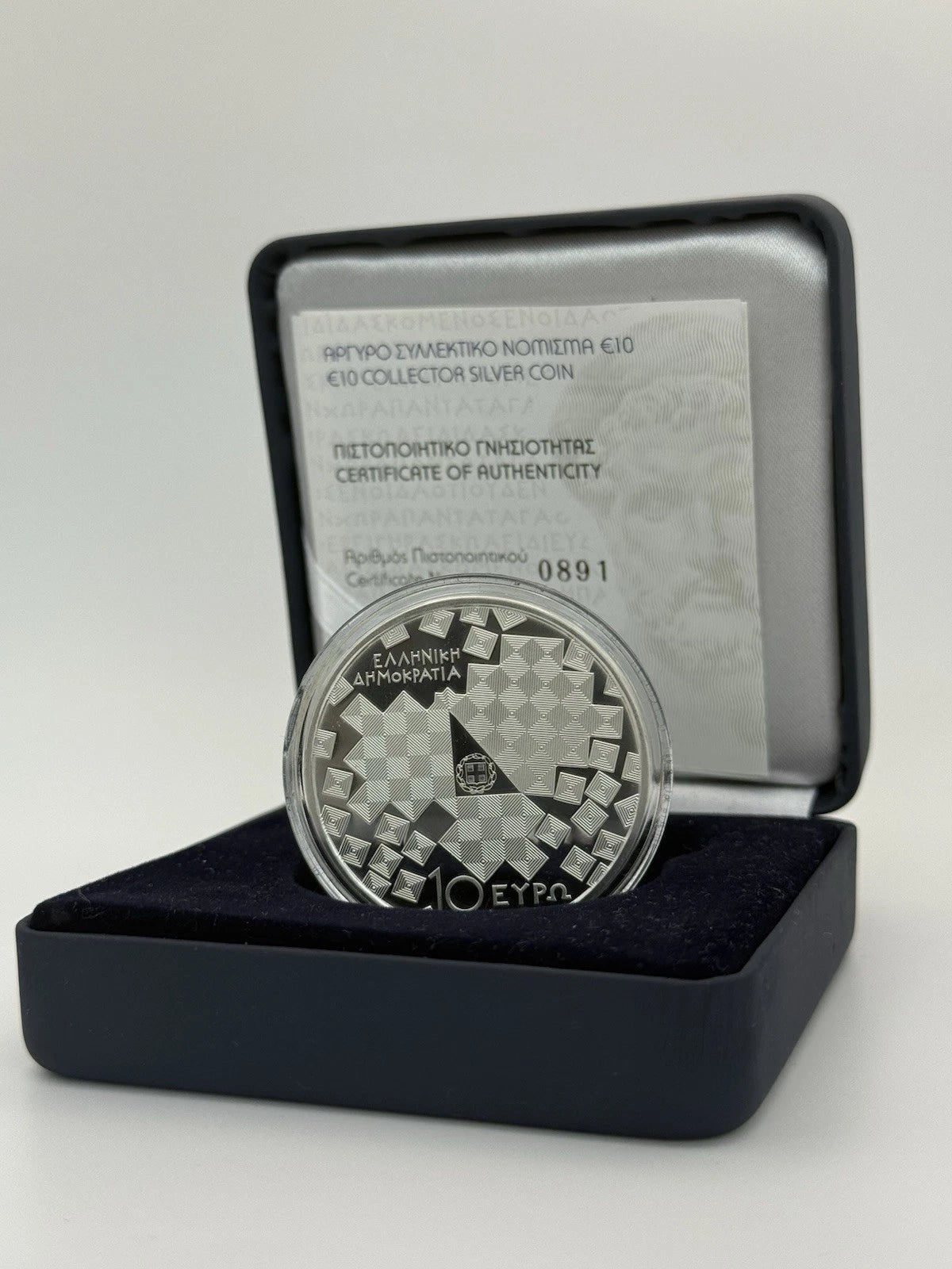 10€ Silbermünze Griechenland 2013 - Pythagoras