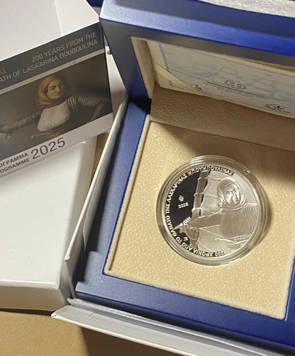 10€ Silbermünze Griechenland 2025- 200. Todestag Laskarina Bouboulina