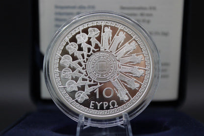10€ Silbermünze Griechenland 2020 - 2500 Jahre Schlacht bei den Thermopylen
