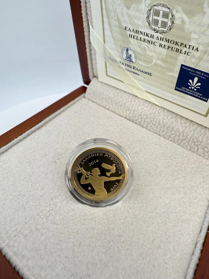 100€ Goldmünze Griechenland 2014-  Zeus (Olympische Götter)