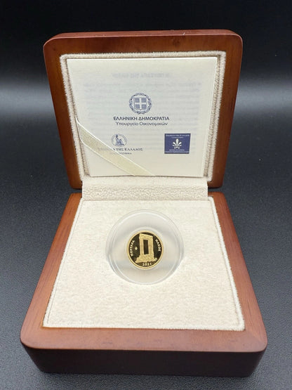 50 € Goldmünze Griechenland 2021 - Portara von Naxos