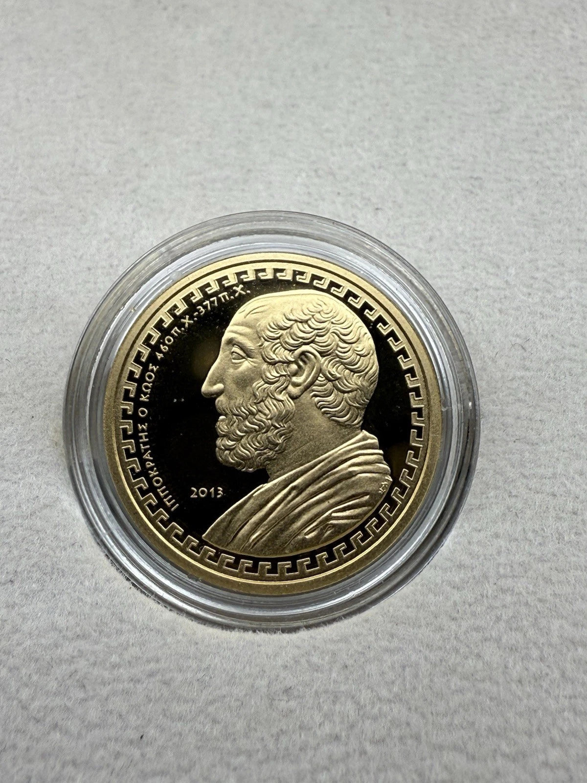 200€ Goldmünze Griechenland 2013 - Hippocrates ++ ZERTIFIKAT NR. 1 ++