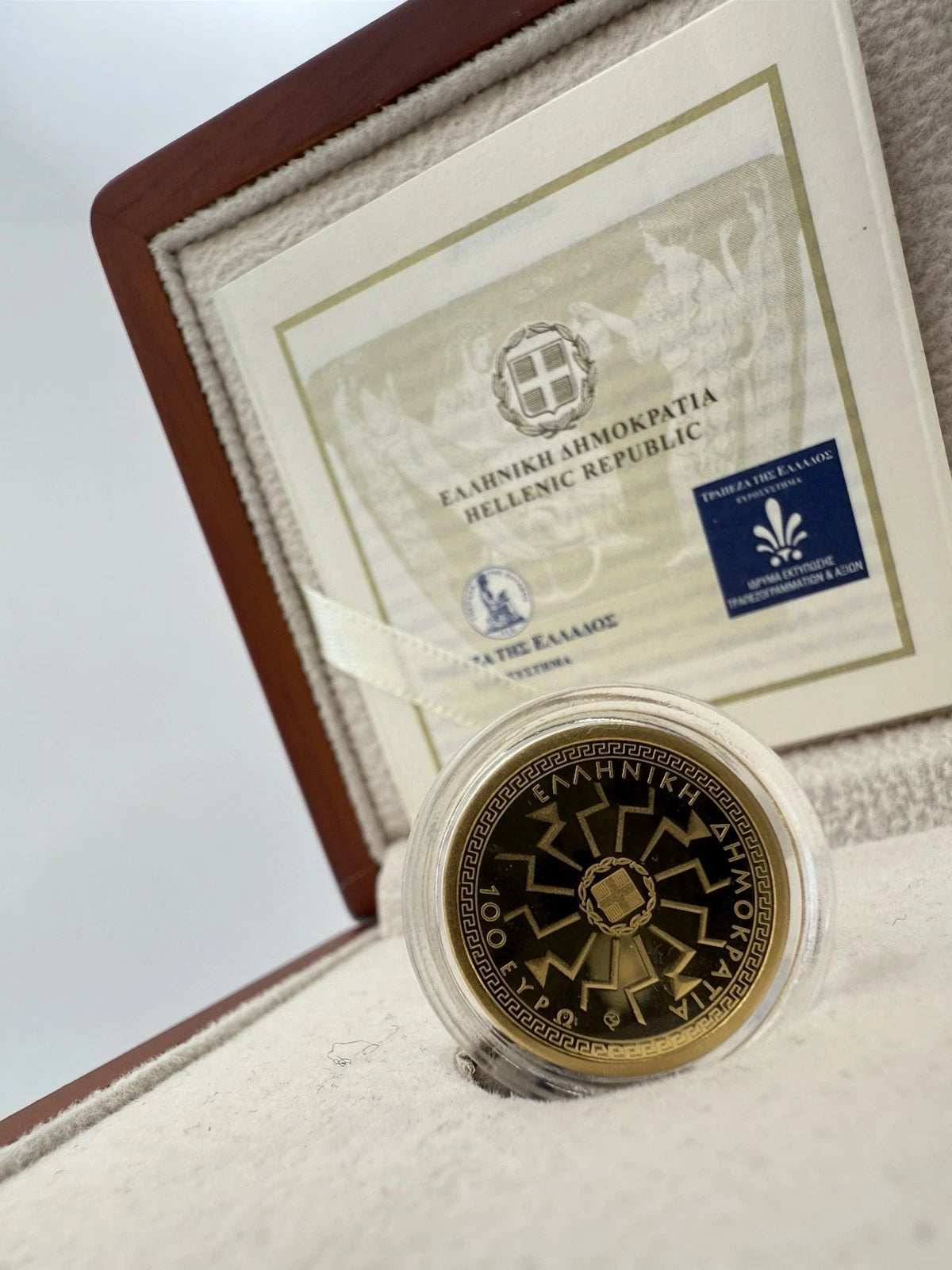 100€ Goldmünze Griechenland 2014-  Zeus (Olympische Götter)