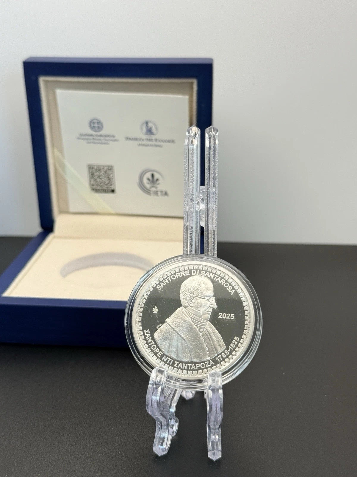 10€ Silbermünze Griechenland 2025 - Santorre di Santarosa
