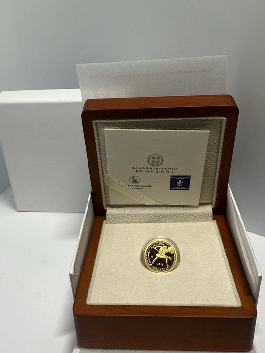 100€ Goldmünze Griechenland 2016 - Poseidon (Olympische Götter)