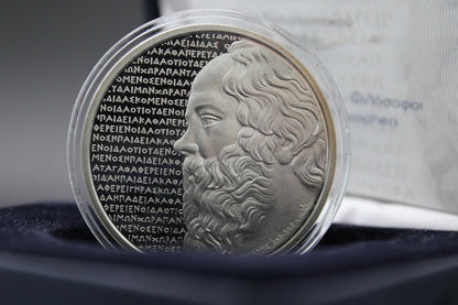 10€ Silbermünze Griechenland 2012 - Sokrates