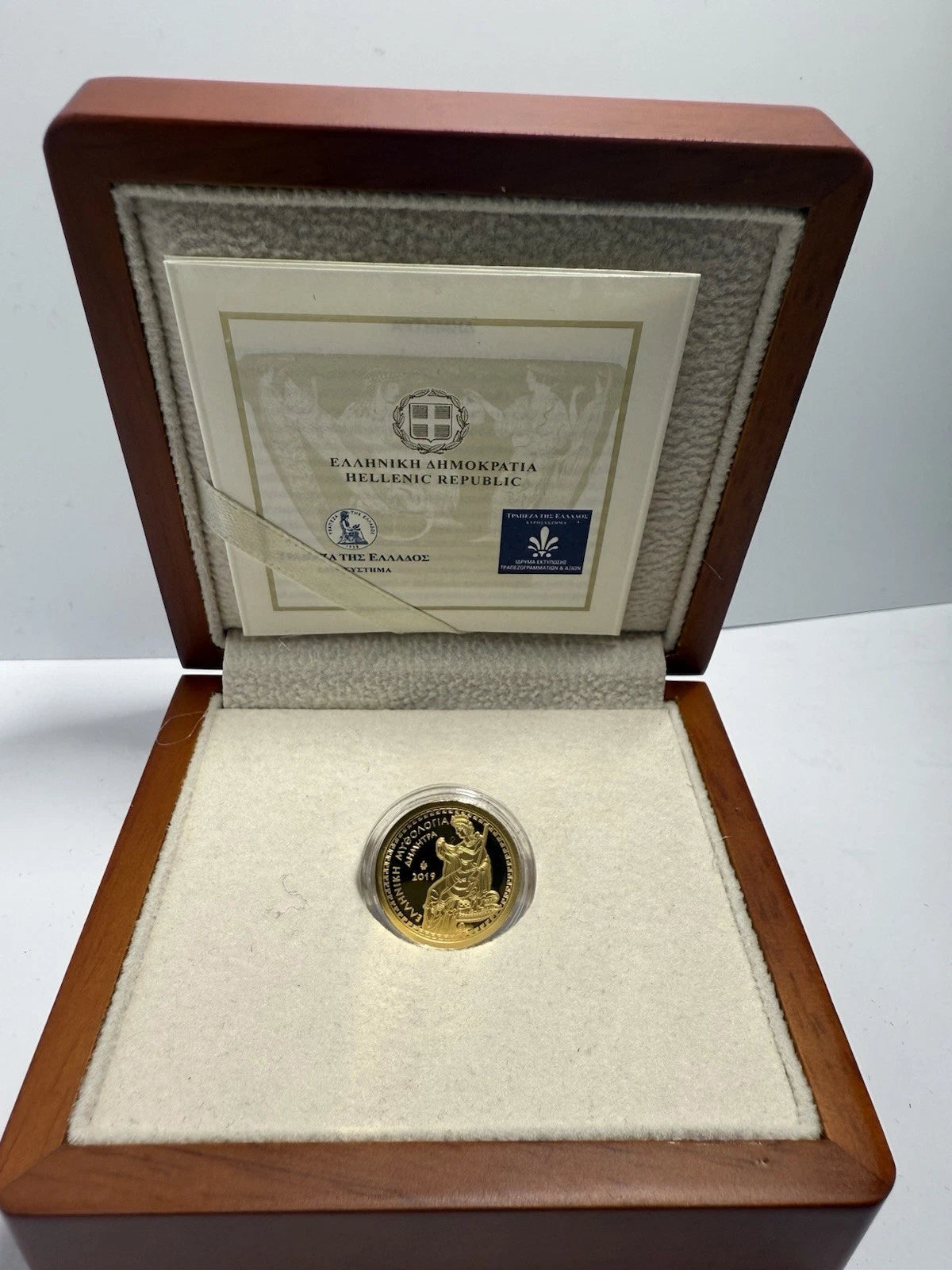 100€ Goldmünze Griechenland 2019 - Demeter (Olympische Götter)