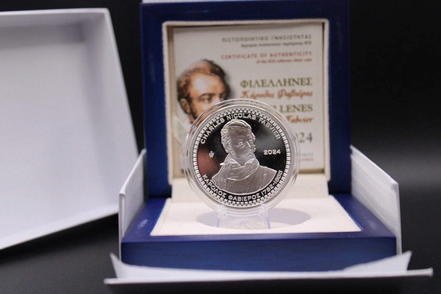 10€ Silbermünze Griechenland 2024 Charles Fabvier
