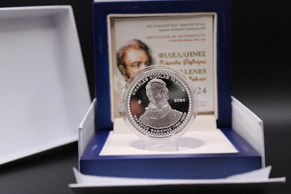 10€ Silbermünze Griechenland 2024 Charles Fabvier