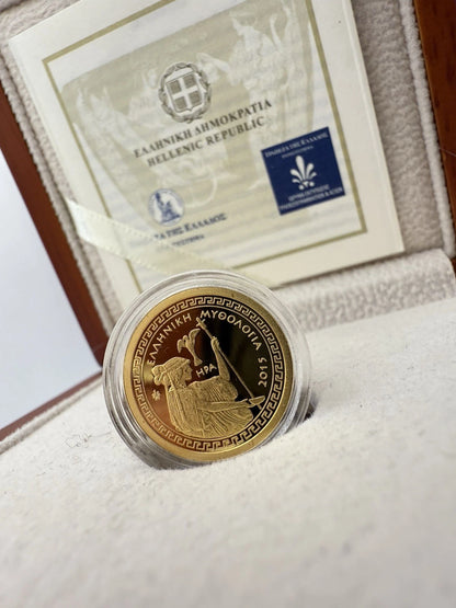 100€ Goldmünze Griechenland 2015 - Hera (Olympische Götter)