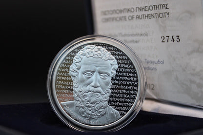 10€ Silbermünze Griechenland 2012 - Aischylos