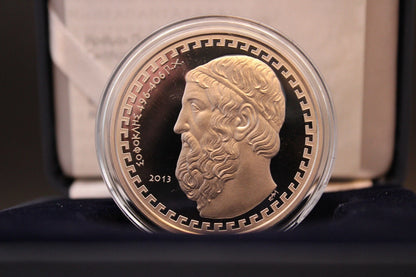 10€ Silbermünze Griechenland 2013- Sophocles