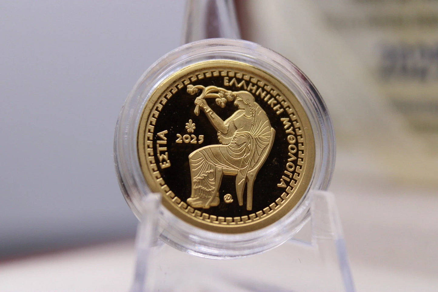 100€ Goldmünze Griechenland 2025 - Hestia (Olympische Götter)